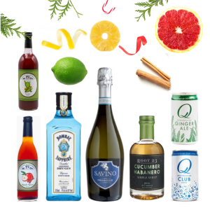 The Holiday Magic Cocktail Kit - VODKA OR GIN & PROSECCO