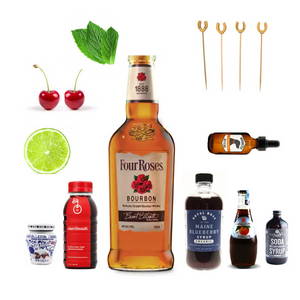Crafted Taste Cocktail Kit Full Kit Mix (Includes Red Wine) The Bourbon Buck Cocktail Kit - BOURBON & RED WINE