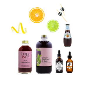 Crafted Taste Cocktail Kit Just the Mix (Excludes Spirits) The Gin & Sin Cocktail Kit - GIN & CINNAMON WHISKEY