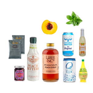 Crafted Taste Cocktail Kit Just the Mix (Excludes Spirits) The Peachy Keen Gin Cocktail Kit - GIN & VODKA