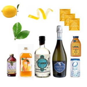 Crafted Taste Cocktail Kit Premium Kit (Includes Gin + Prosecco) The Bee's Knees Buzz Cocktail Kit - GIN & PROSECCO