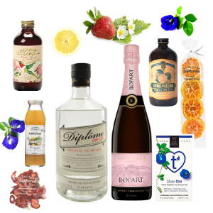 Crafted Taste Cocktail Kit Premium Kit (Includes Gin + Sparkling Wine) The Little Violeta Cocktail Kit - GIN & SPARKLING WINE