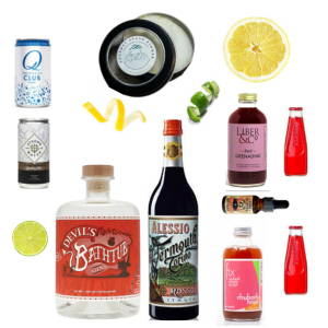 Crafted Taste Cocktail Kit Premium Kit (Includes Gin + Vermouth) The Negroni Senza Cocktail Kit - GIN & VERMOUTH