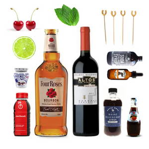 Crafted Taste Cocktail Kit Premium Kit (Includes Red Wine + ginger syrup) The Bourbon Buck Cocktail Kit - BOURBON & RED WINE