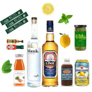 Crafted Taste Cocktail Kit Premium Kit (Includes Vodka + Aquavit) The Green Goddess Vodka Cocktail Kit - VODKA & AQUAVIT