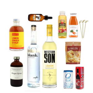 Crafted Taste Cocktail Kit Premium Kit (Includes Vodka + Lemon Vodka) The Moscow Mule Kick Cocktail Kit - VODKA & LEMON VODKA