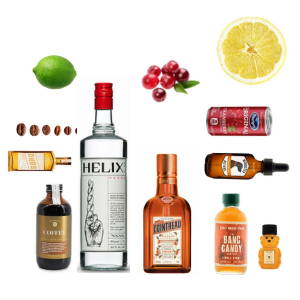 Crafted Taste Cocktail Kit Premium Kit (Includes Vodka + Triple sec) The Cosmopolitan Cocktail Kit - VODKA & TRIPLE SEC