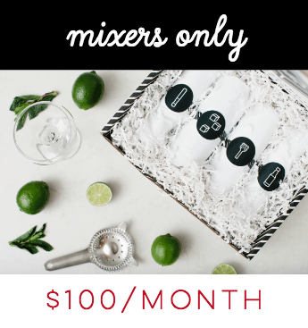 Cocktail Subscription Plan Subscription Mixers Only Subscription