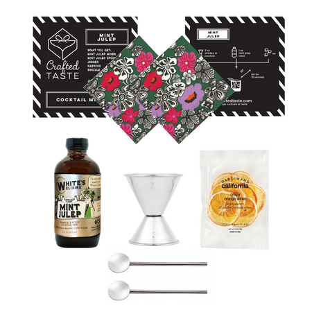 Crafted Taste Cocktail Kit Mint Julep Just the Mixers Mini Crafted Taste Mini Cocktail Kits
