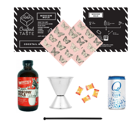 Crafted Taste Cocktail Kit Moscow Mule Just the Mixers Mini Crafted Taste Mini Cocktail Kits