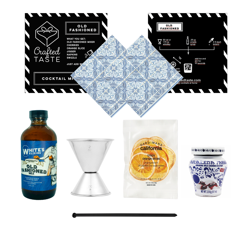 Crafted Taste Cocktail Kit Old Fashioned Just the Mixers Mini Crafted Taste Mini Cocktail Kits